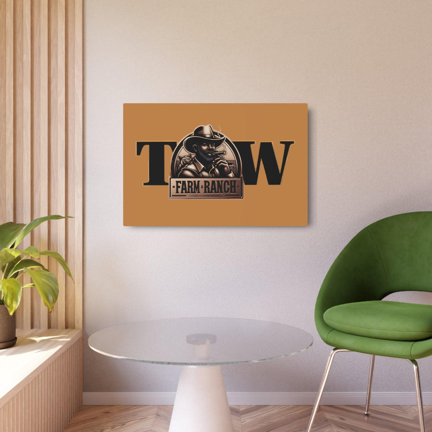TW Farms Metal Sign