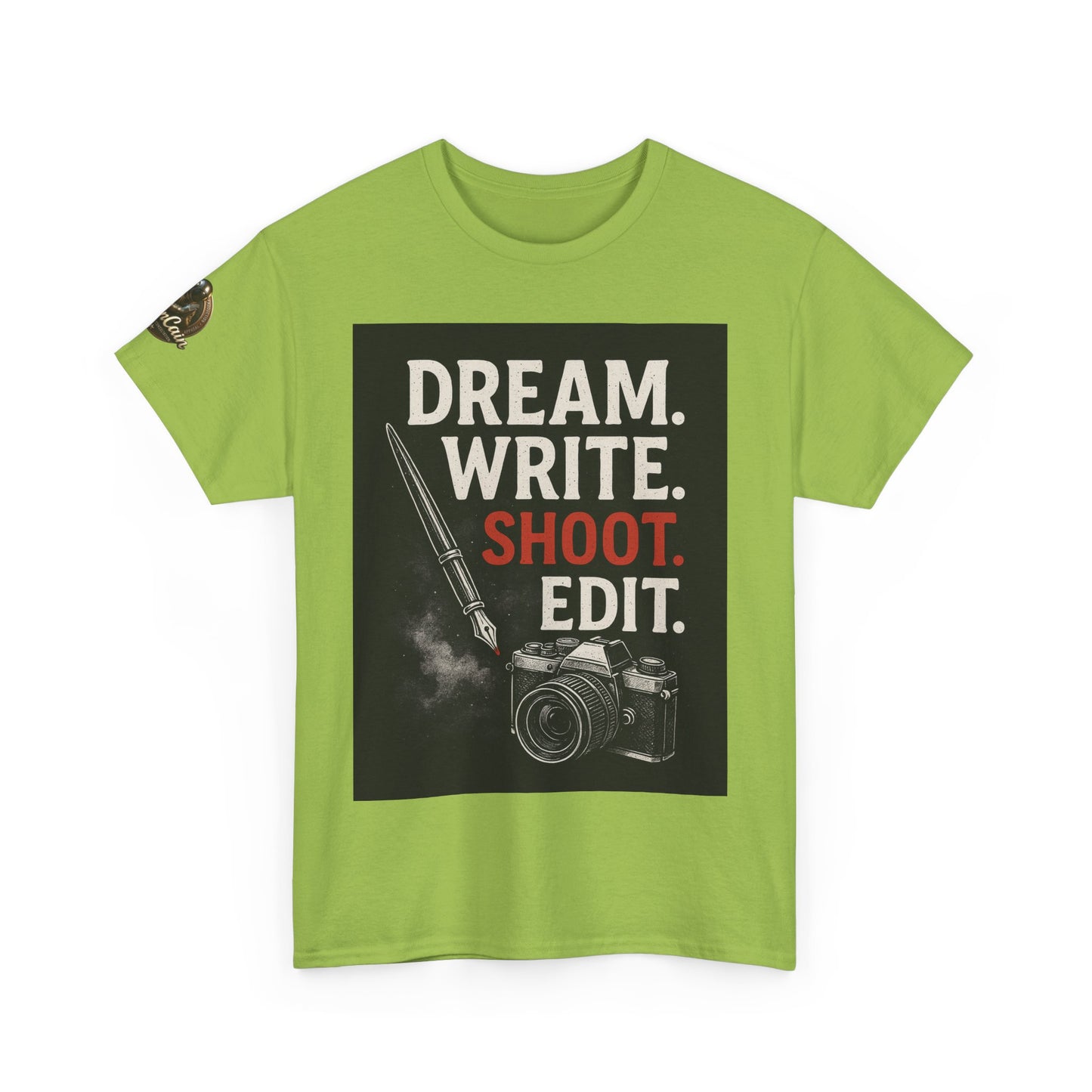 Copy of Creative Inspiration Unisex Heavy Cotton Tee - Dream. Write. Shoot. Edit.
