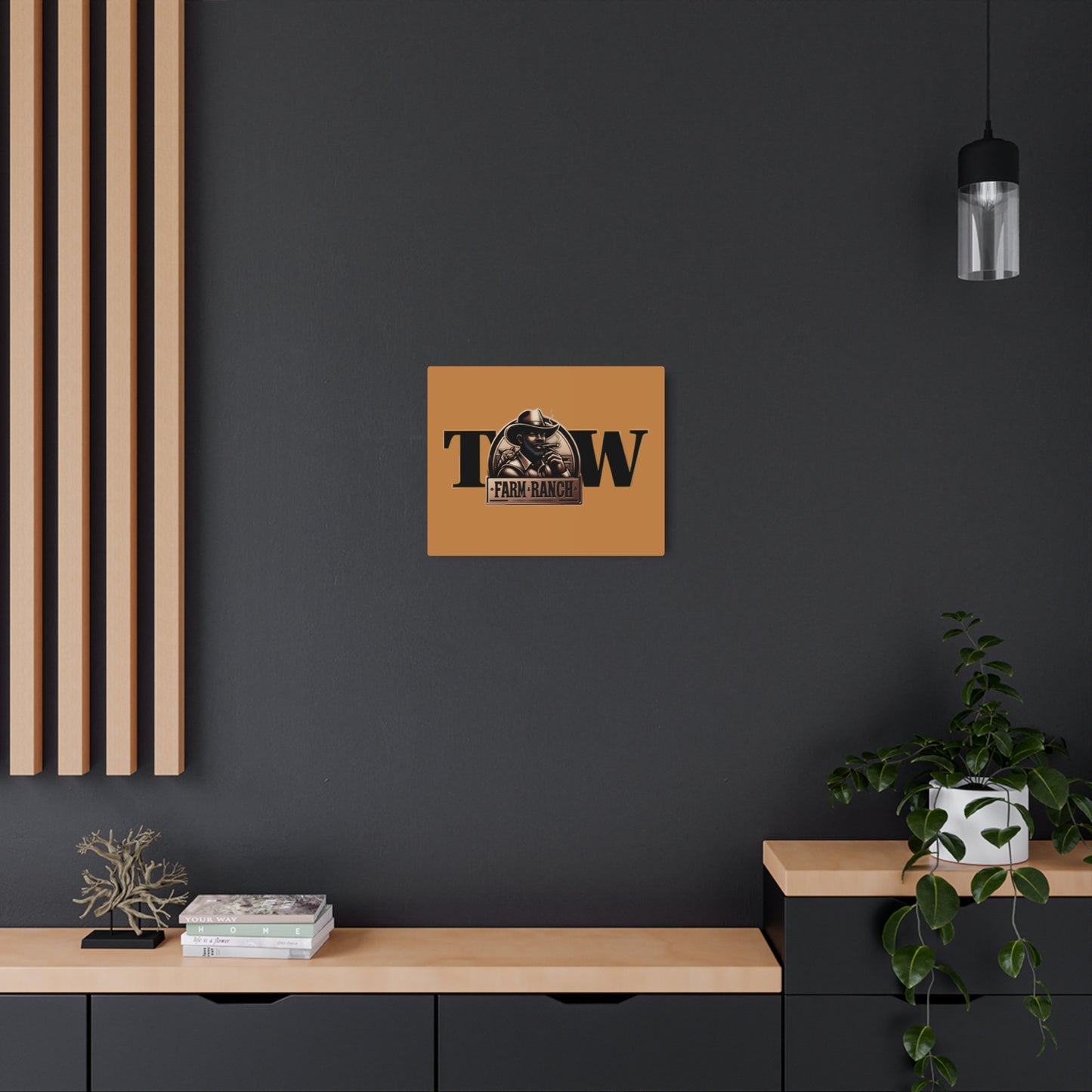 TW Farms Metal Sign