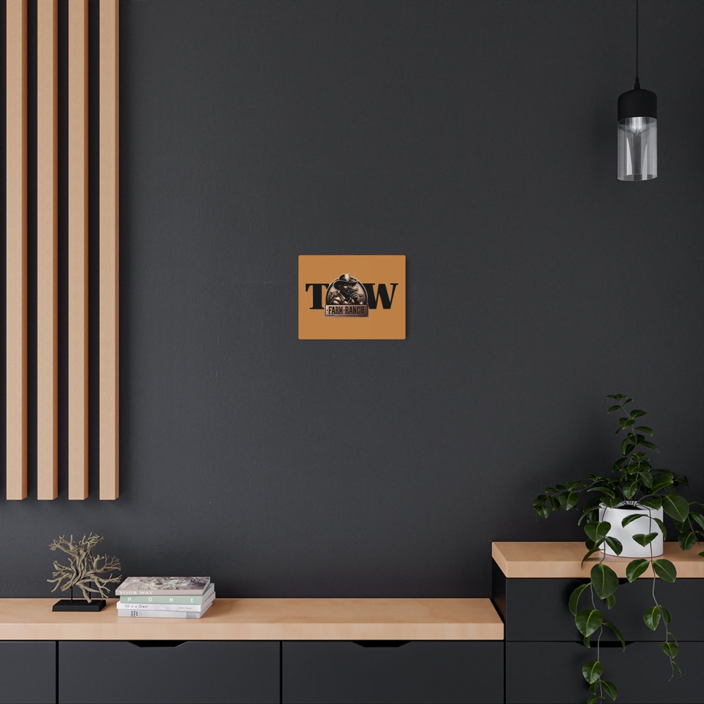 TW Farms Metal Sign