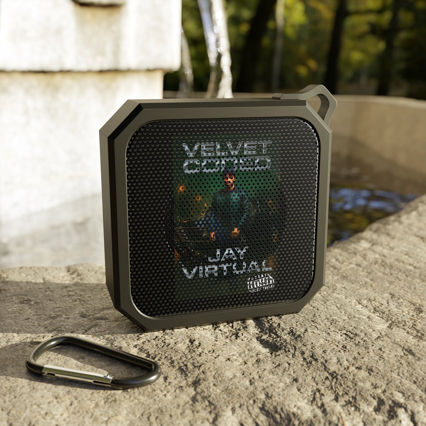 Rugged Outdoor Bluetooth Speaker - Portable Sound for Adventures, Travel, Hiking, Camping, Concerts, Velvet Coated Design