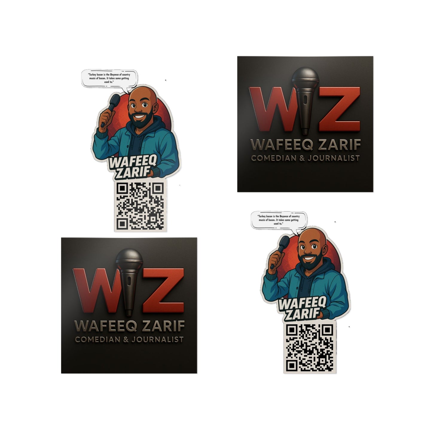Die-Cut Stickers, (DTF)