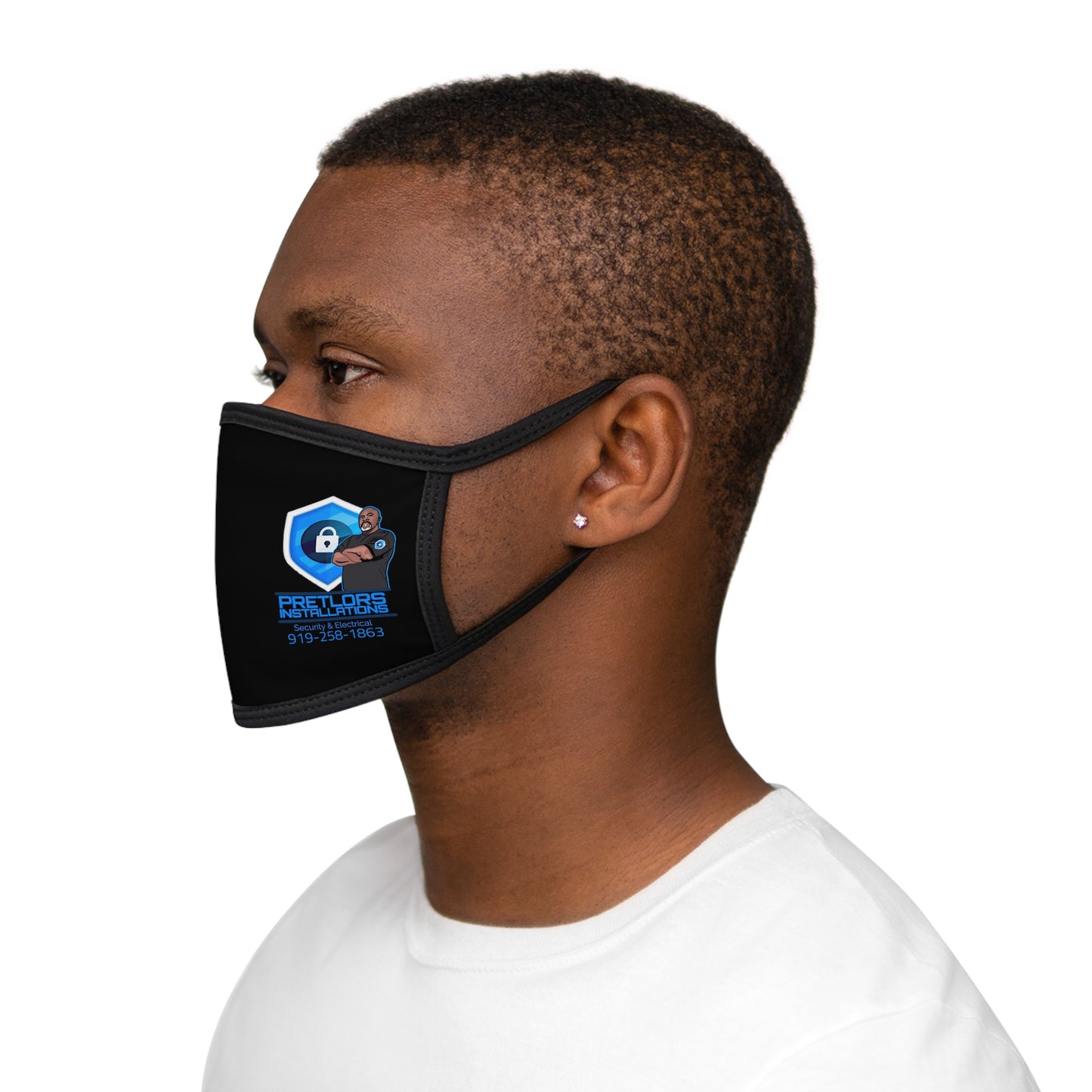 Pretlor Mixed-Fabric Face Mask