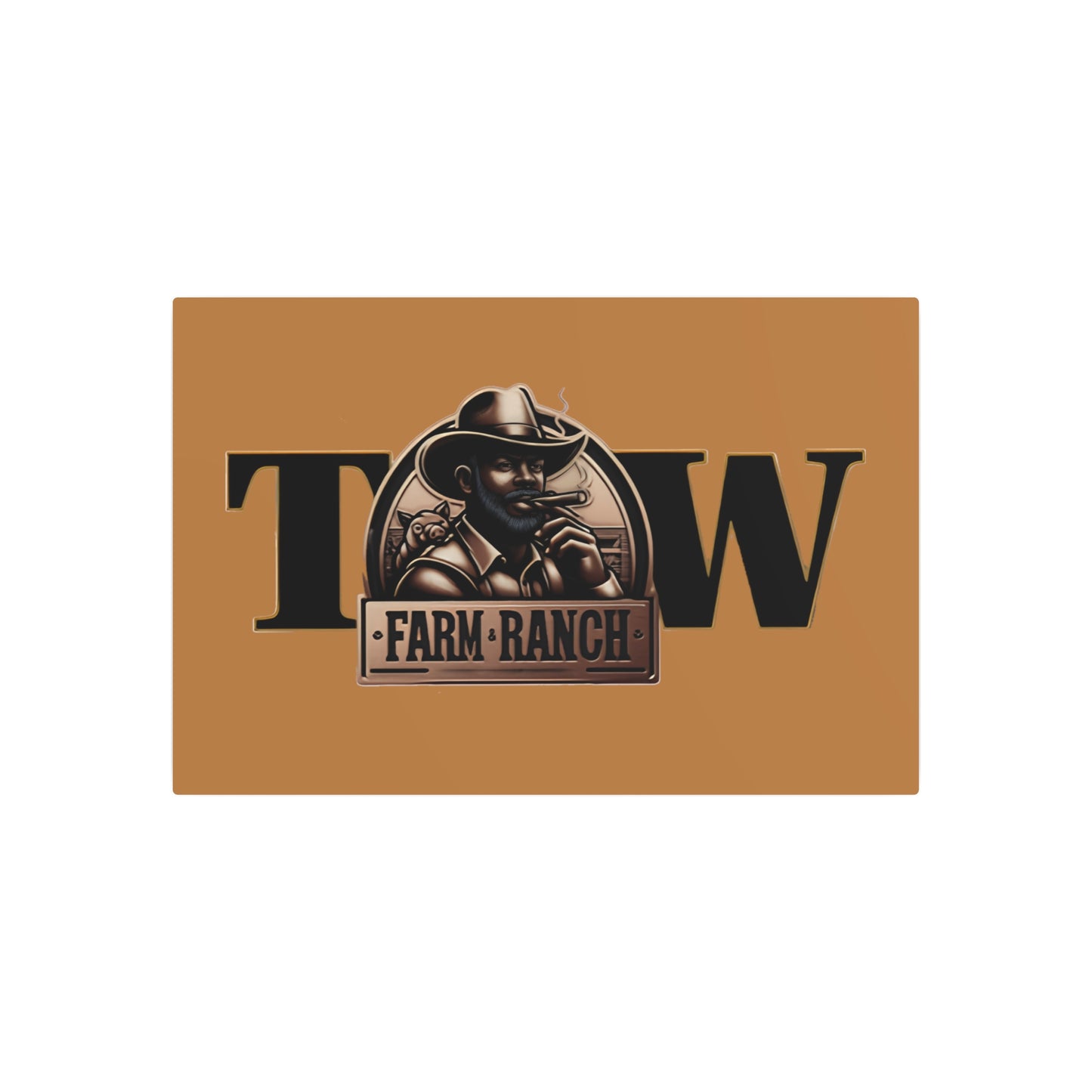 TW Farms Metal Sign