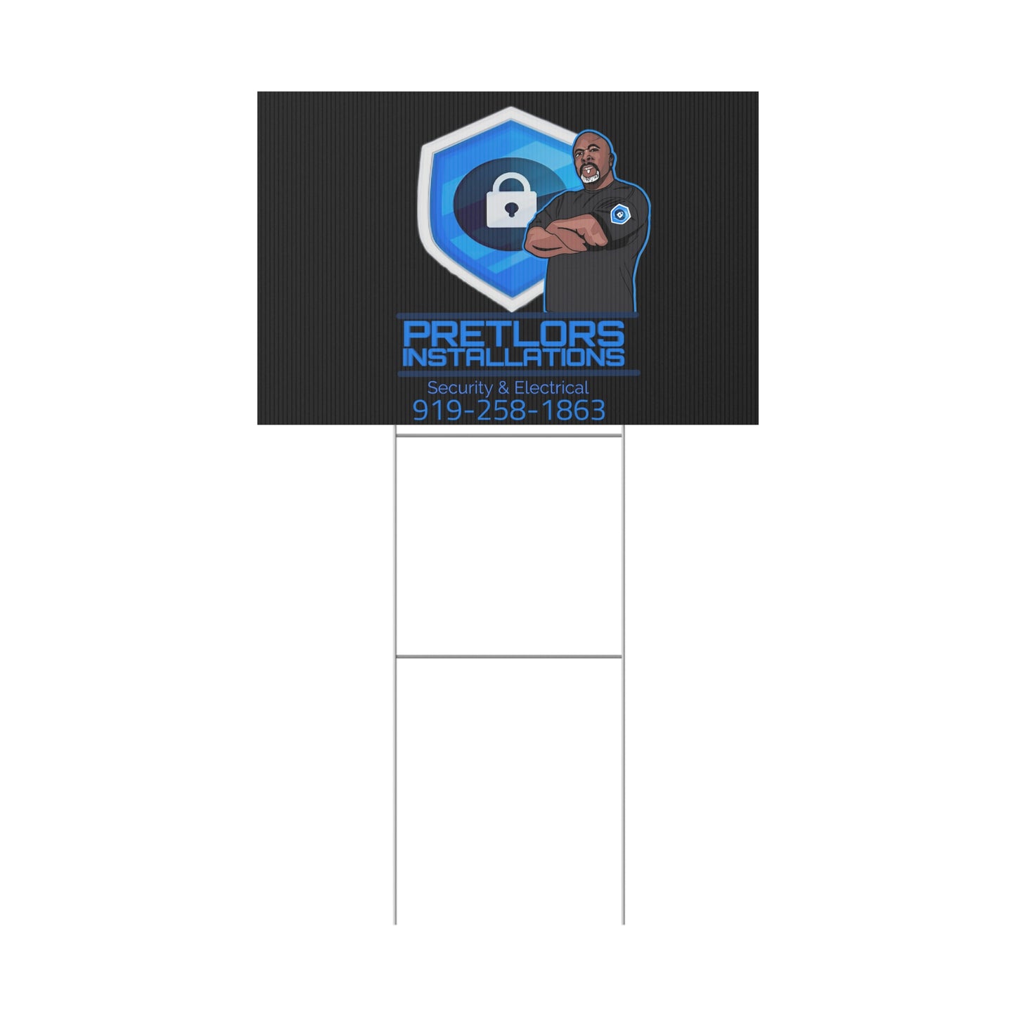 Plastic Yard Sign