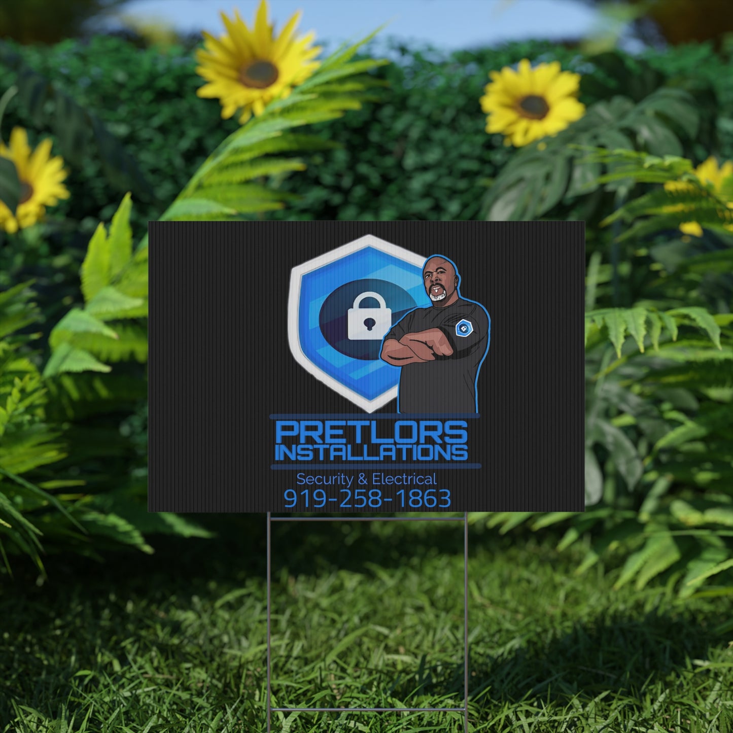 Plastic Yard Sign