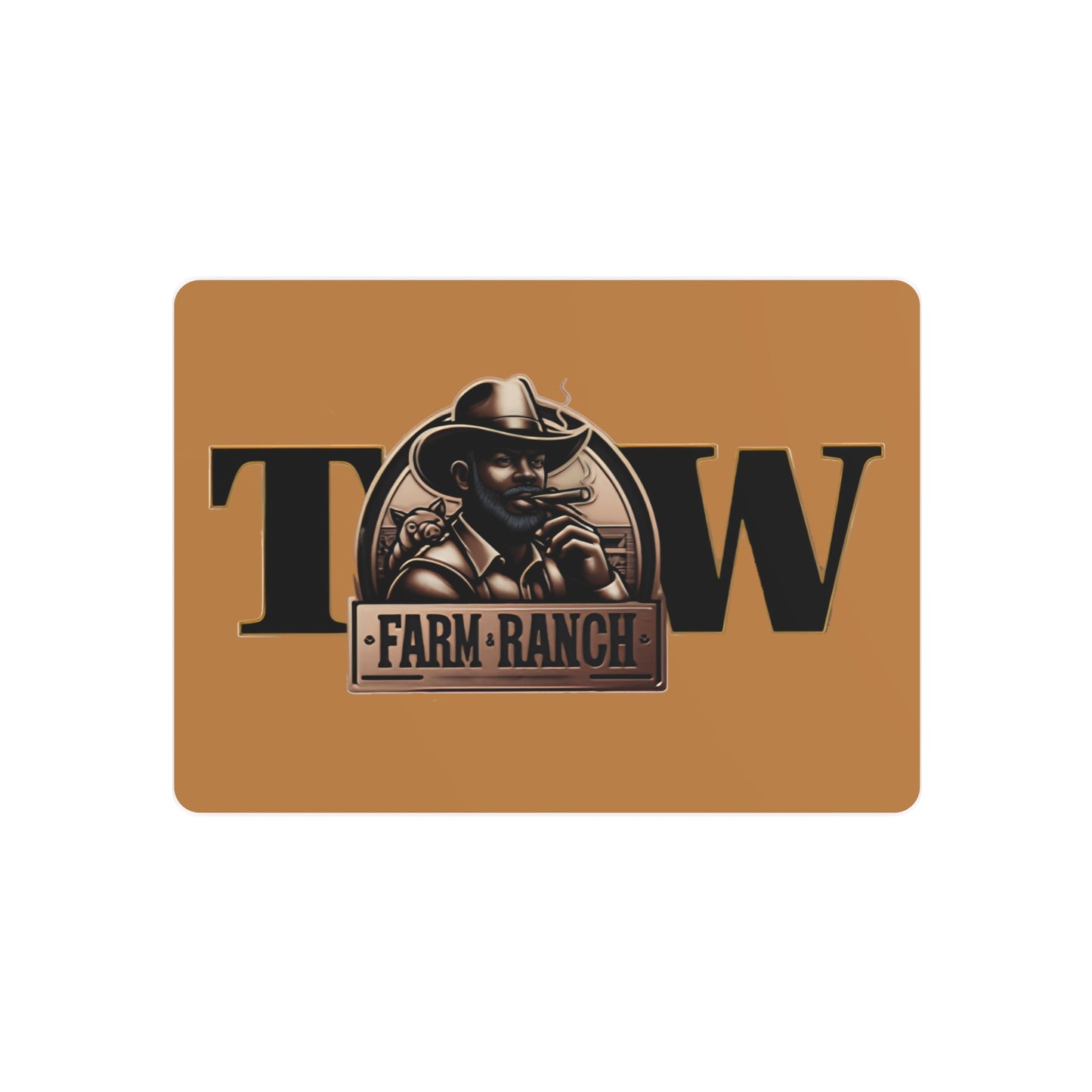 TW Farms Metal Sign