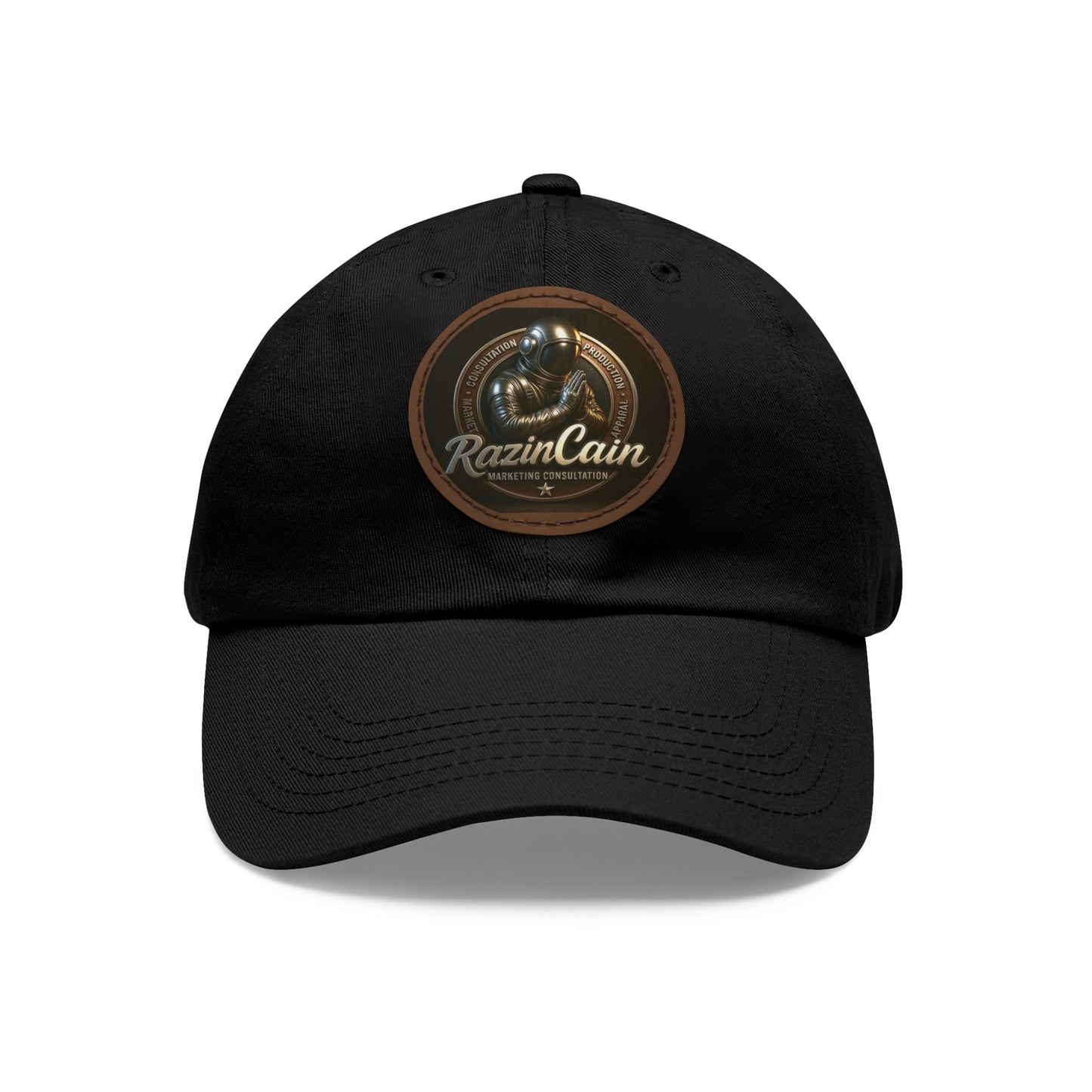 Stylish Dad Hat with Leather Patch | RazinCain | Casual Accessories for Everyday Wear