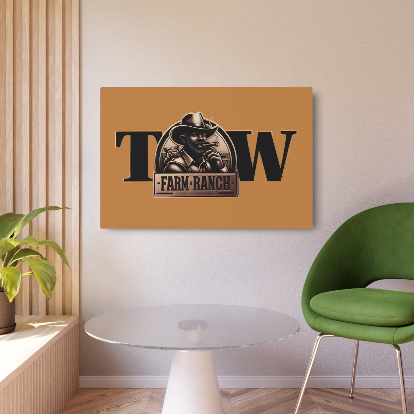 TW Farms Metal Sign