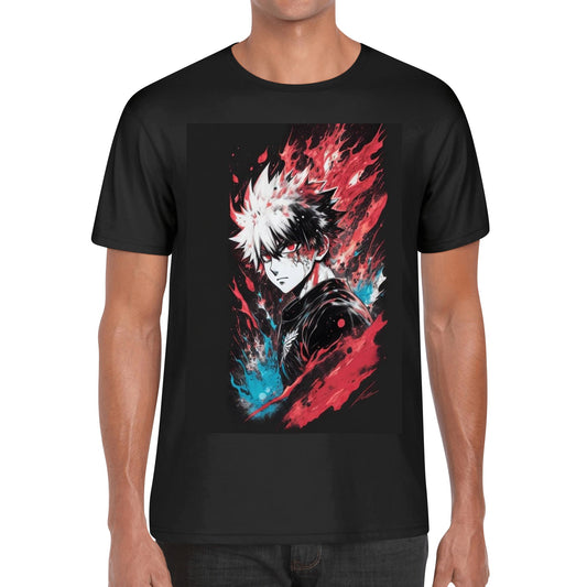 Men's Cotton Front Back Printing T Shirt