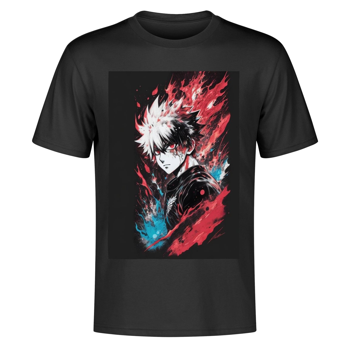 Men's Cotton Front Back Printing T Shirt