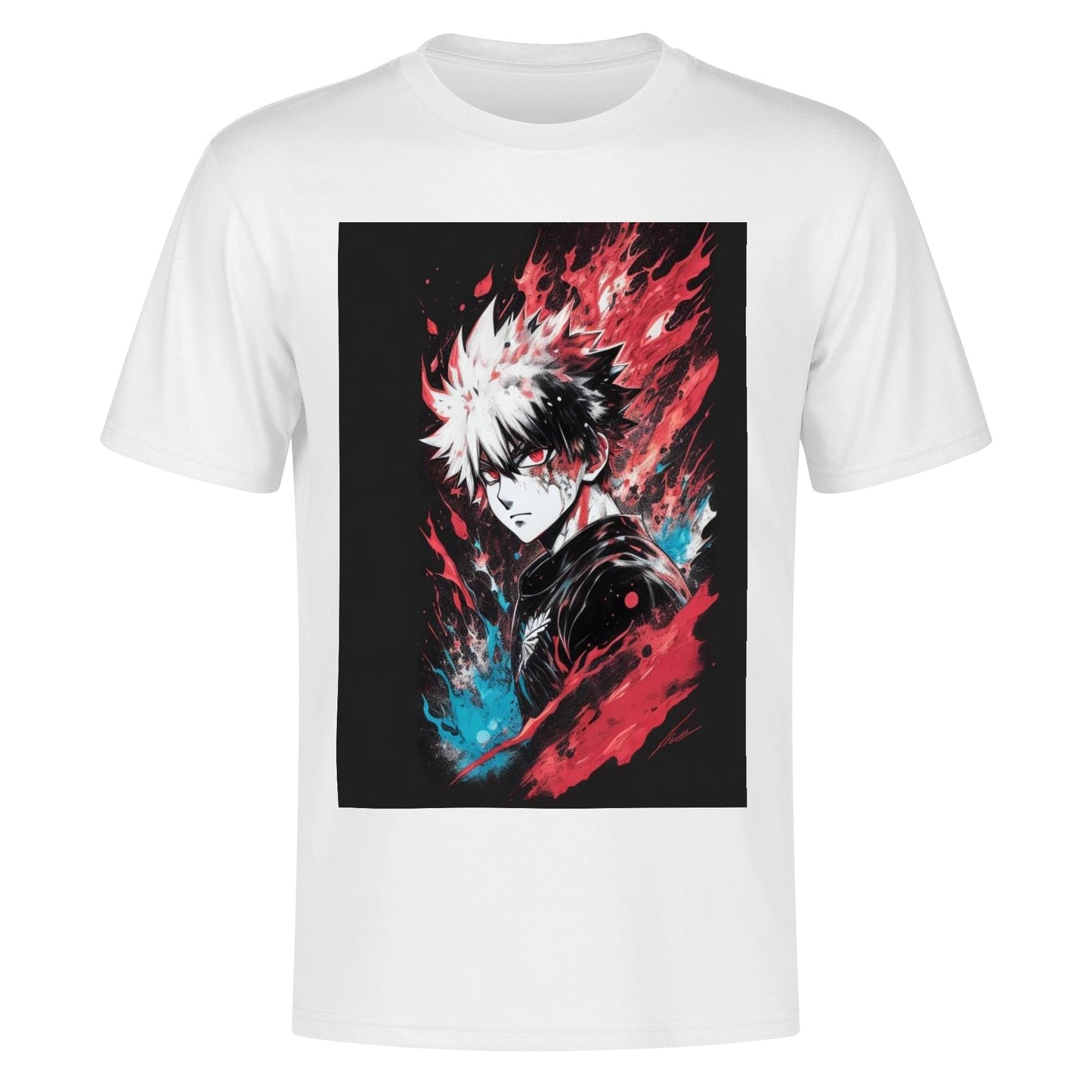 Men's Cotton Front Back Printing T Shirt