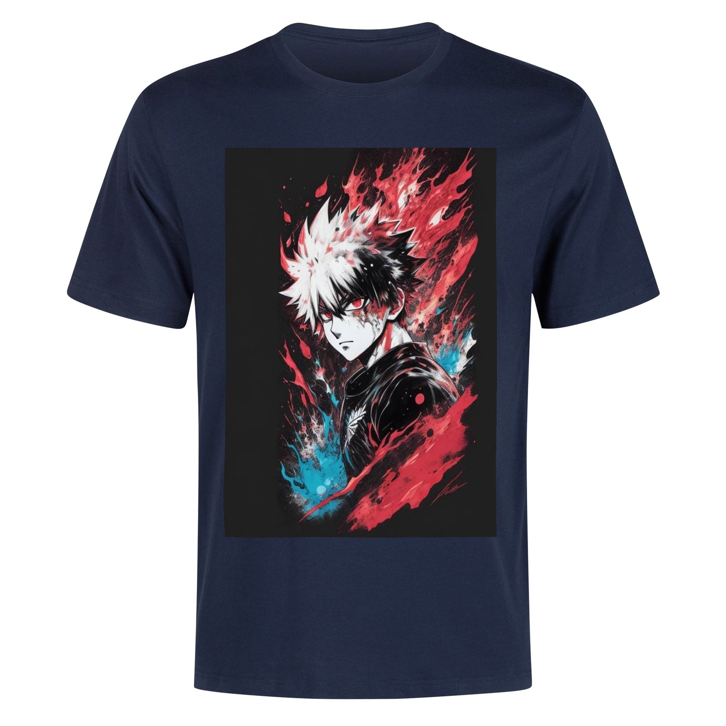 Men's Cotton Front Back Printing T Shirt