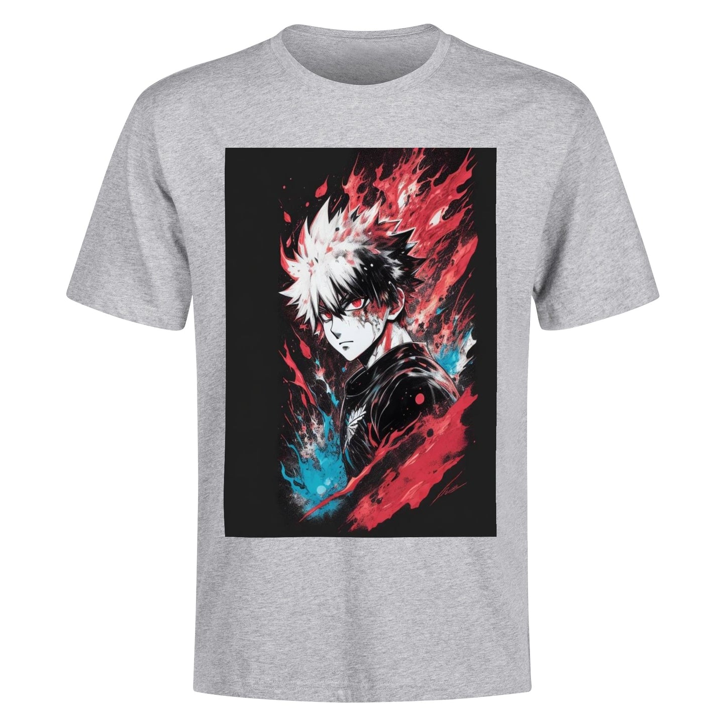 Men's Cotton Front Back Printing T Shirt