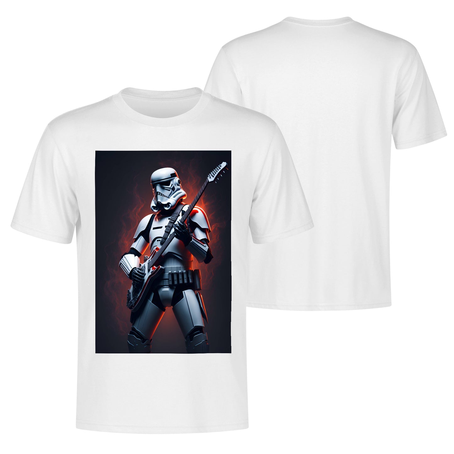 Men's Cotton Front Back Printing T Shirt