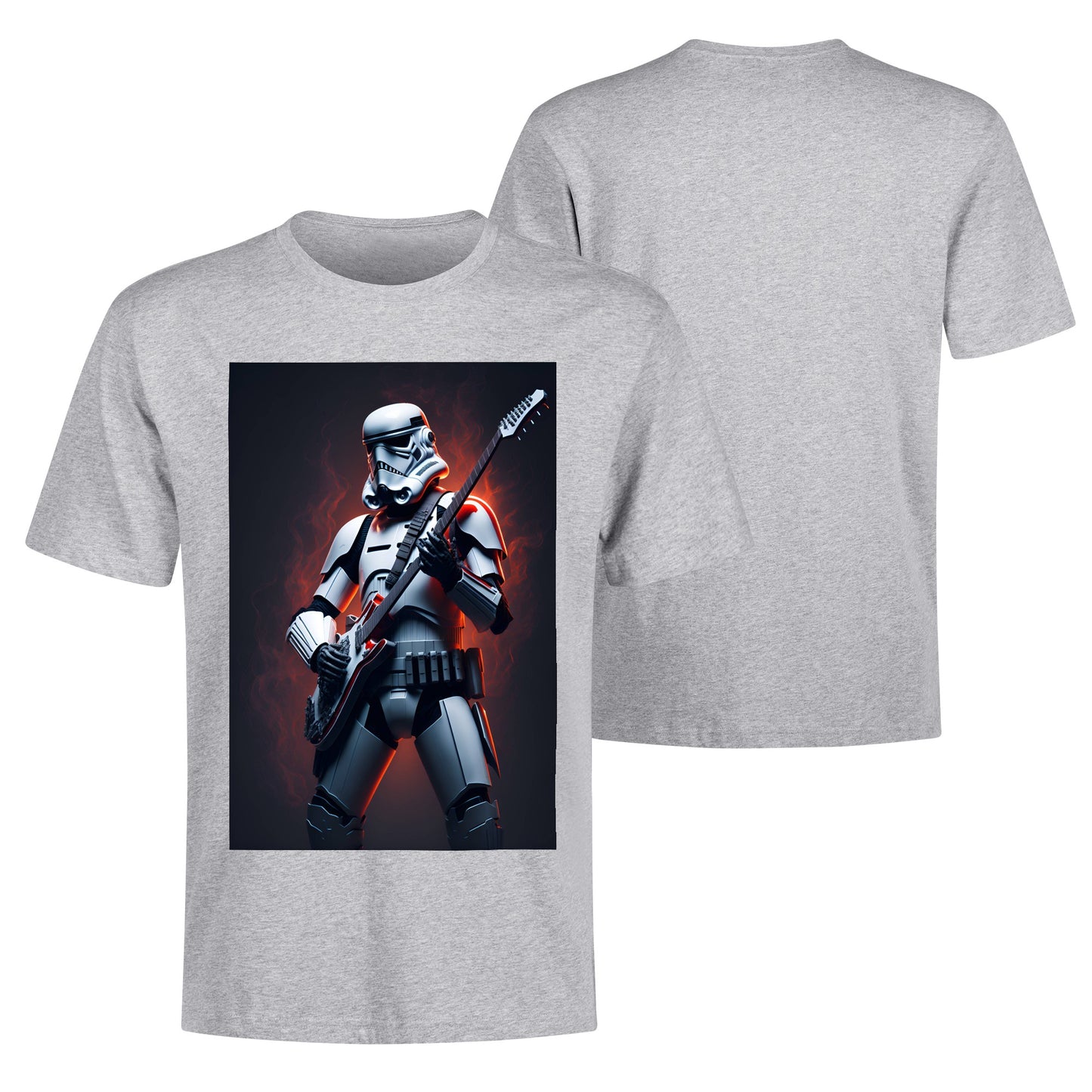 Men's Cotton Front Back Printing T Shirt