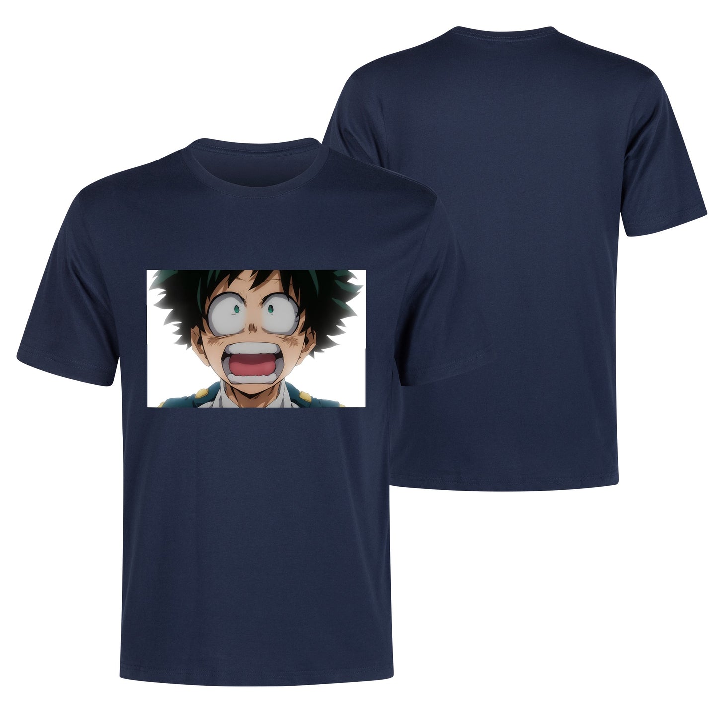 Men's Cotton Front Back Printing T Shirt