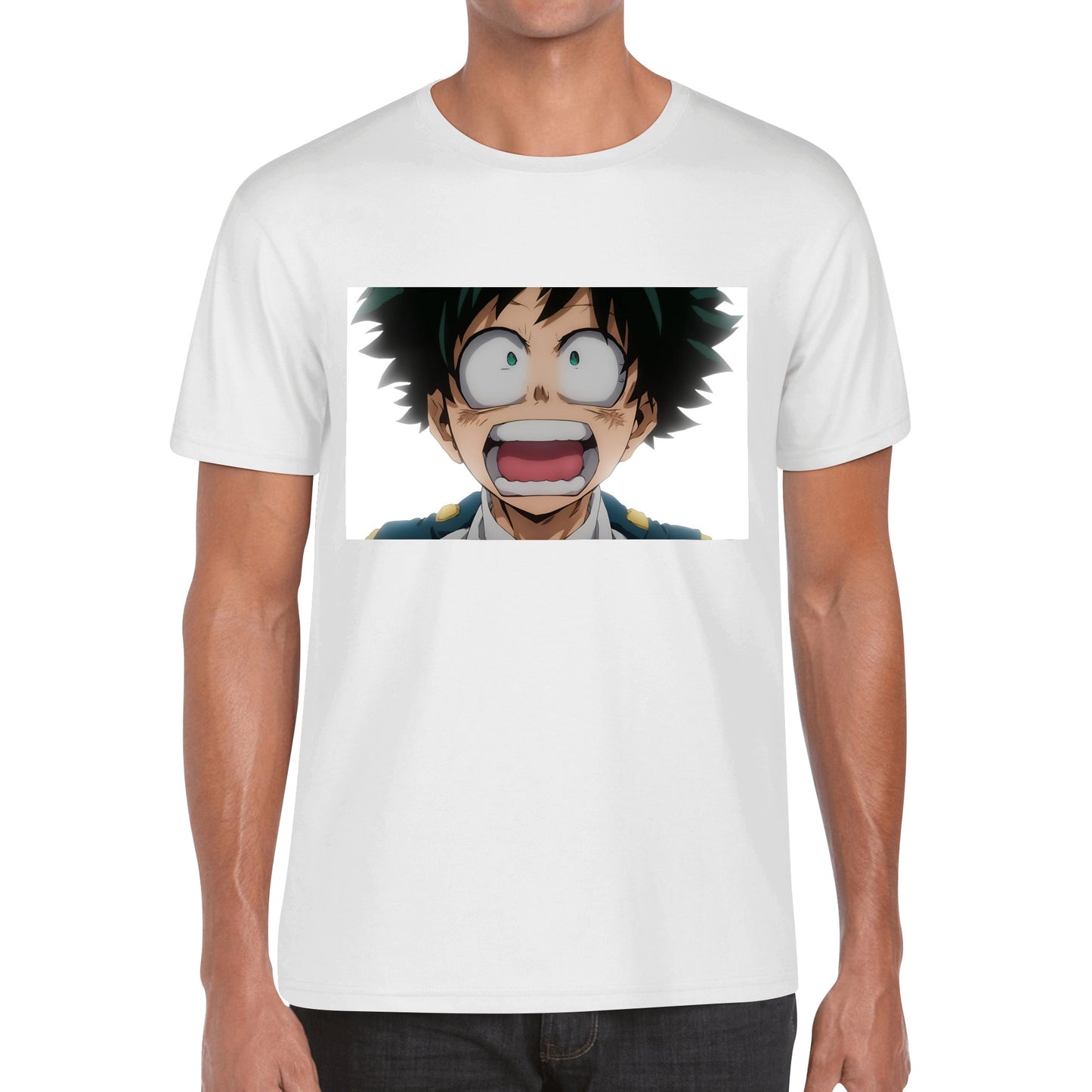 Men's Cotton Front Back Printing T Shirt