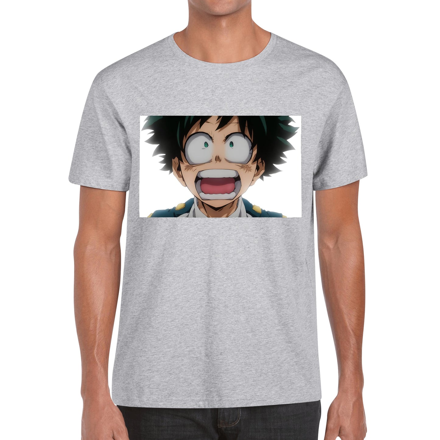 Men's Cotton Front Back Printing T Shirt