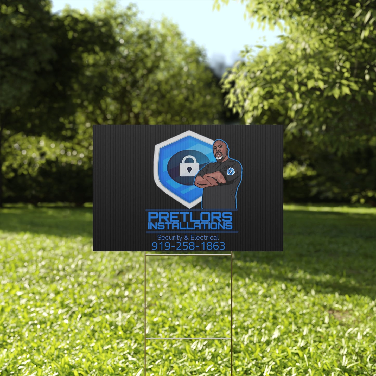 Plastic Yard Sign