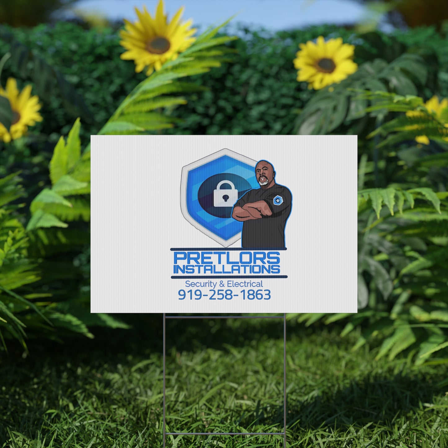 Plastic Yard Sign
