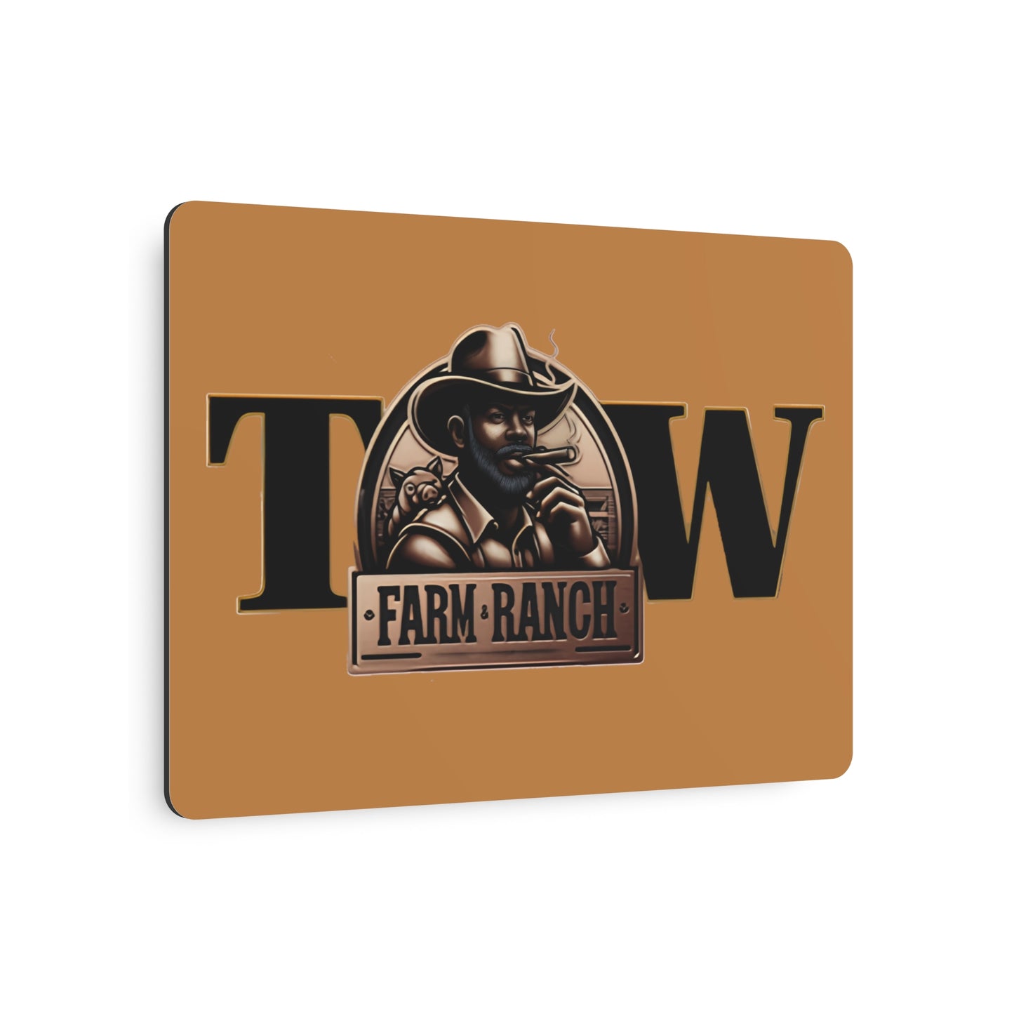 TW Farms Metal Sign