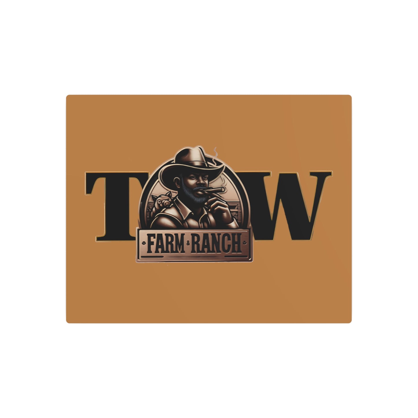 TW Farms Metal Sign