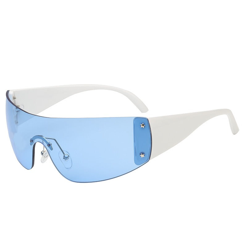 One Piece Anti Ultraviolet Sunglasses New Sunshade Sunglasses Personality Sunglasses