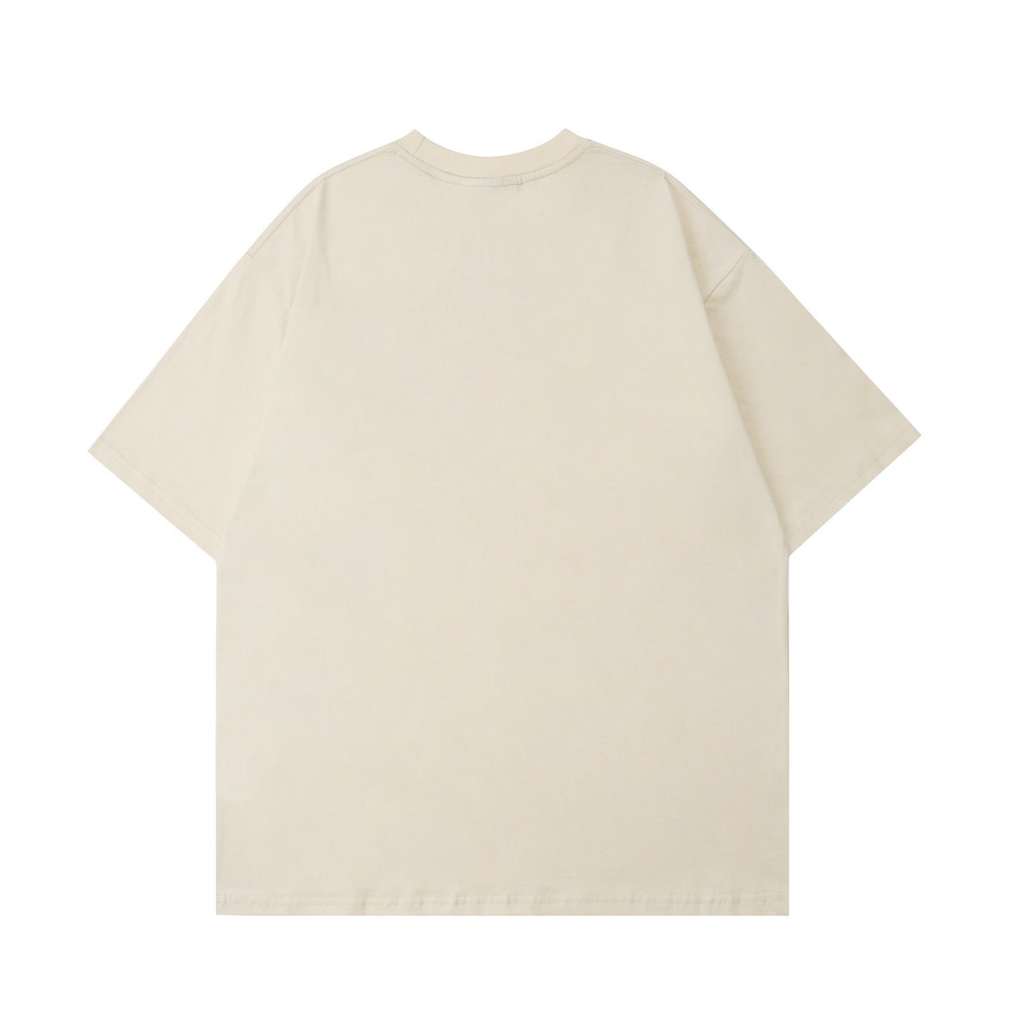 Street high street trendy sign abstract silhouette theme short sleeved T-shirt
