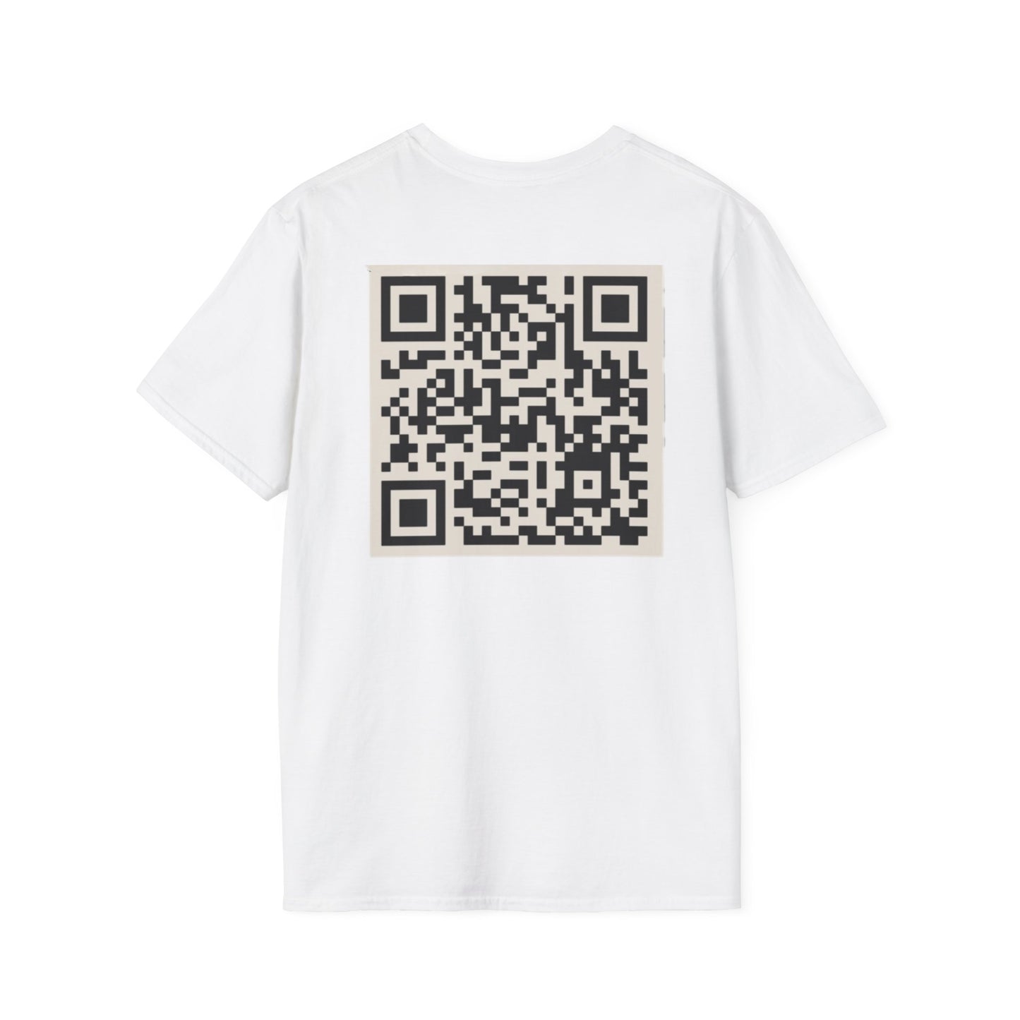 Wafeq Zarif Quote T-Shirt - Unisex Softstyle Tee with QR Code
