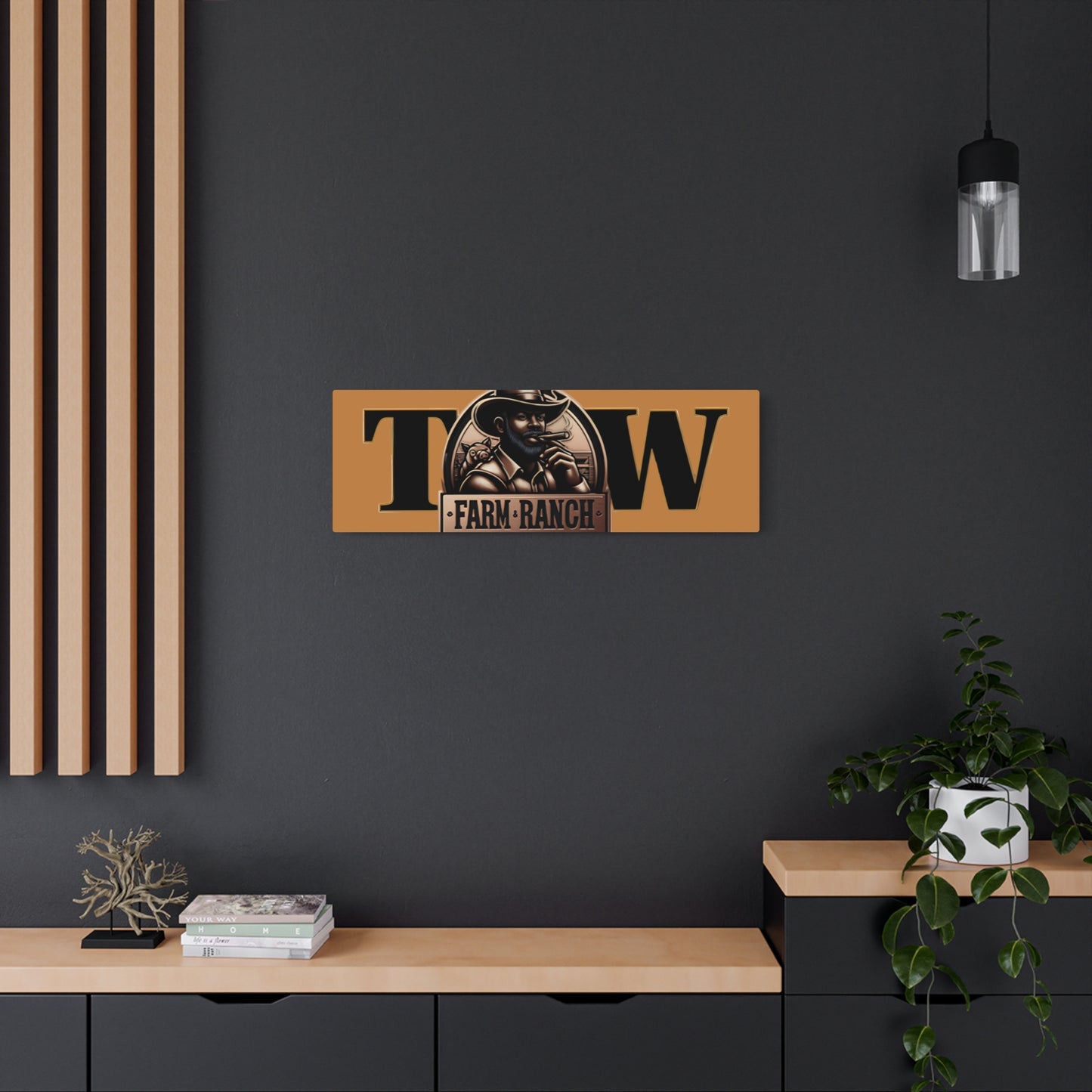 TW Farms Metal Sign