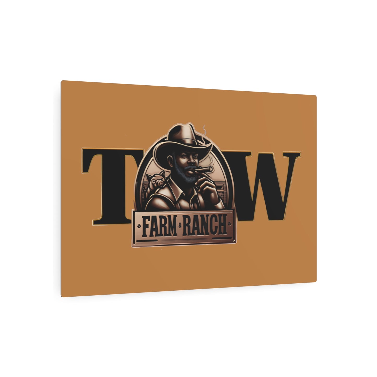 TW Farms Metal Sign