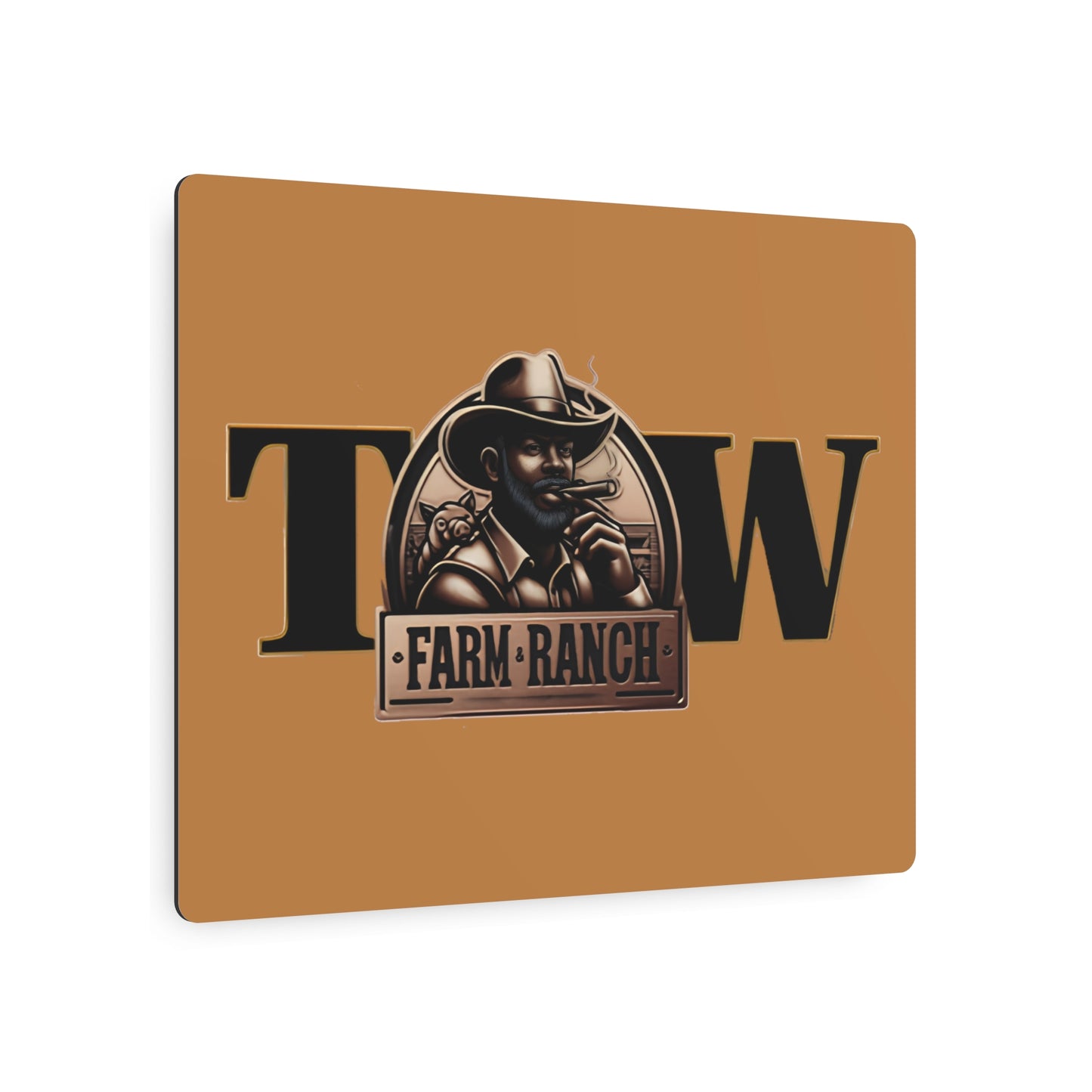 TW Farms Metal Sign