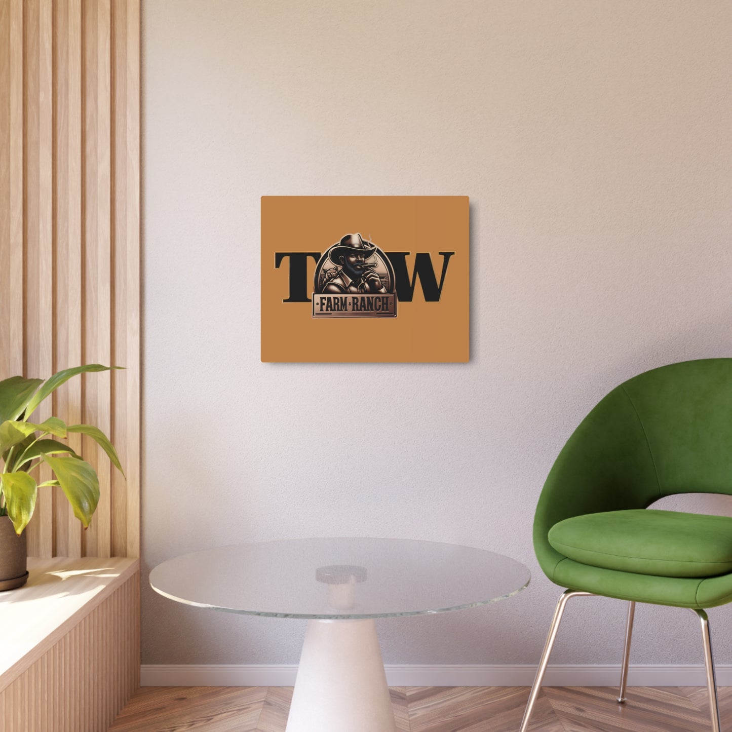 TW Farms Metal Sign