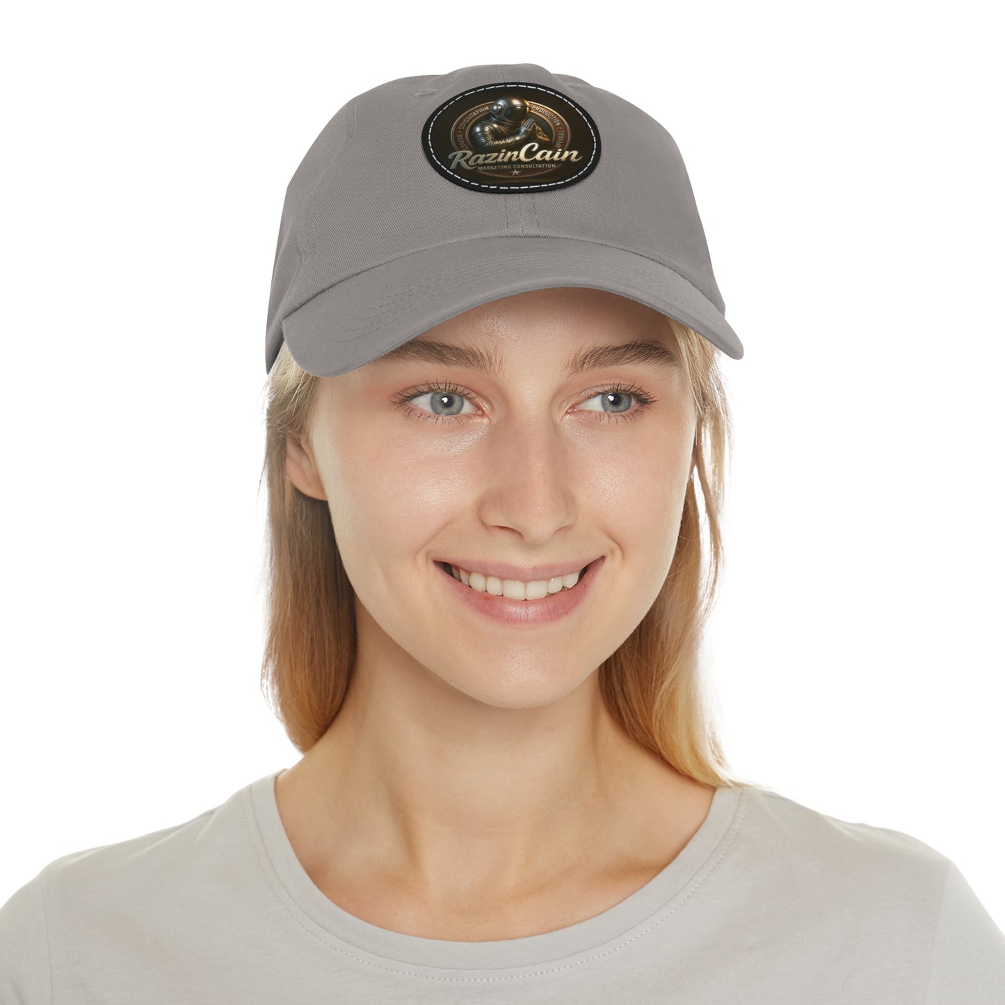 Stylish Dad Hat with Leather Patch | RazinCain | Casual Accessories for Everyday Wear