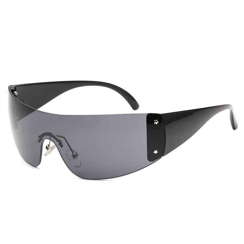 One Piece Anti Ultraviolet Sunglasses New Sunshade Sunglasses Personality Sunglasses