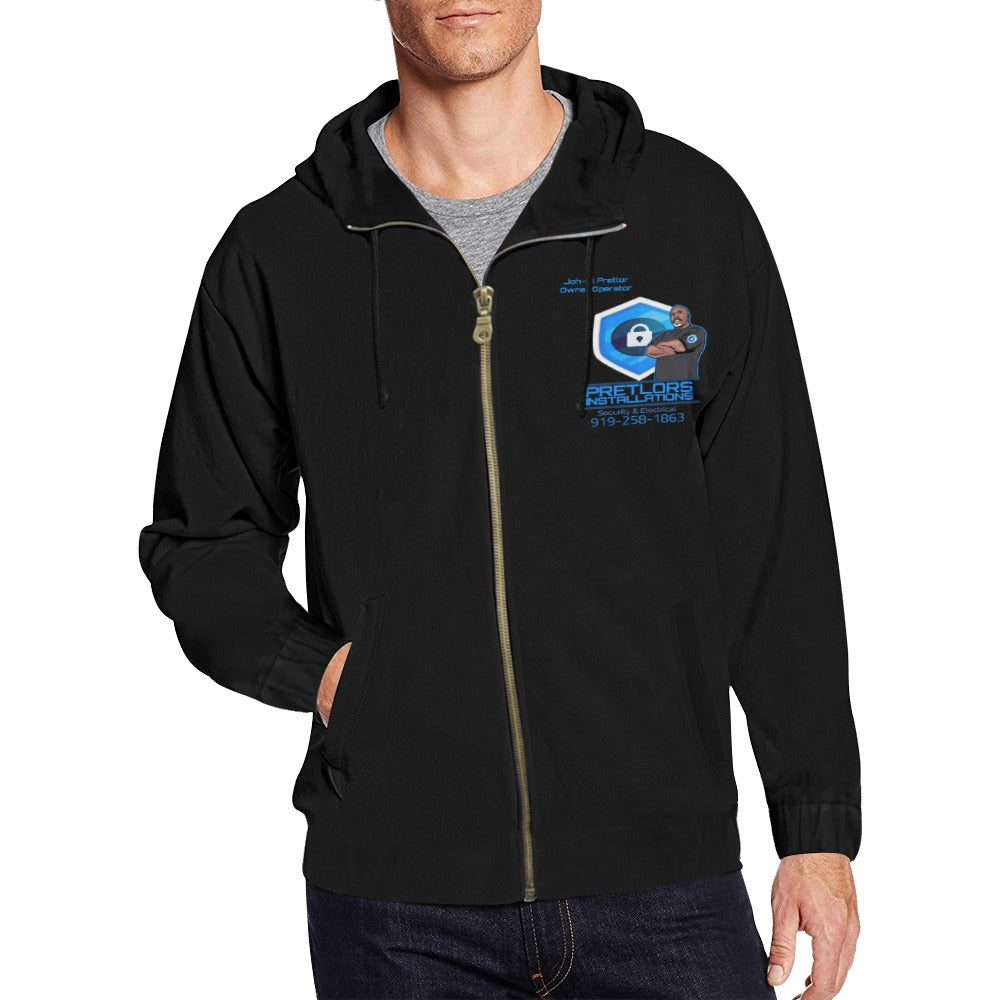 Pretlor All Over Print Full Zip Hoodie (Model H14)