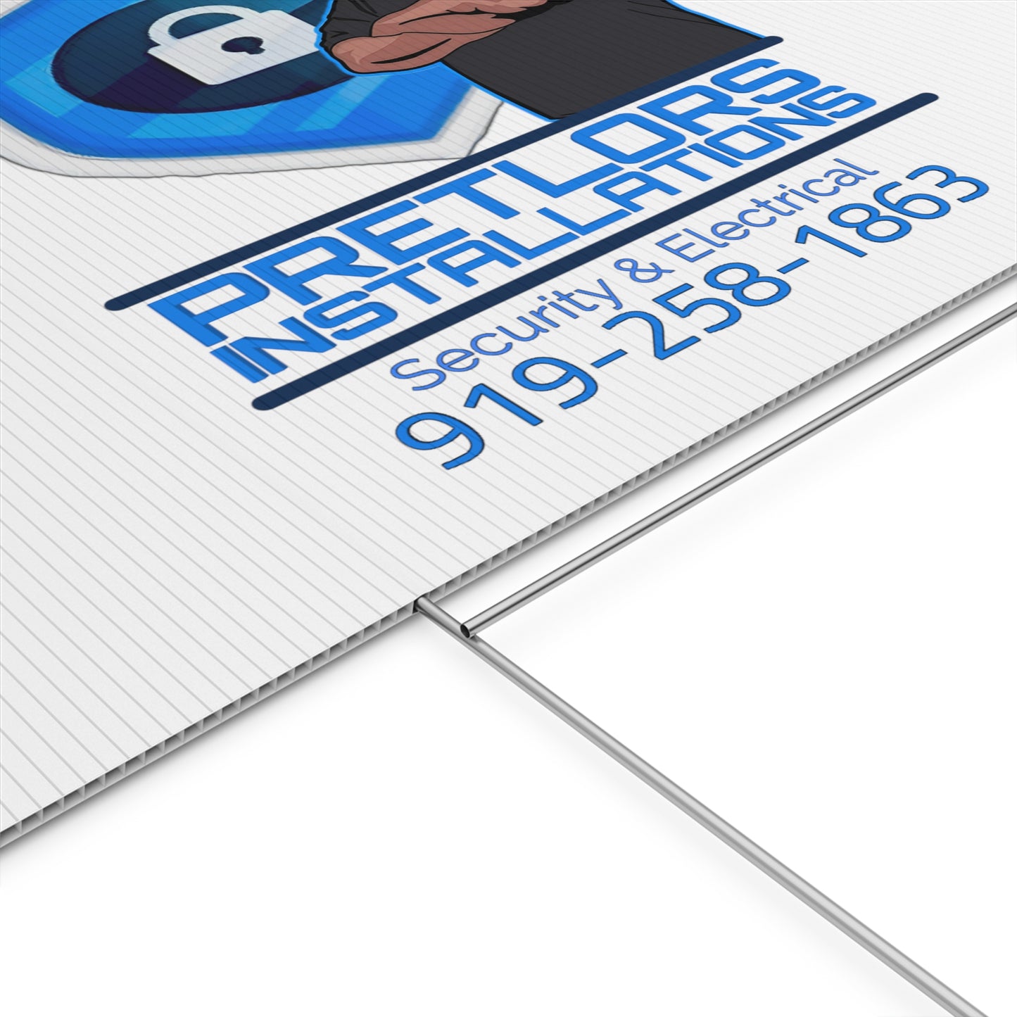 Plastic Yard Sign