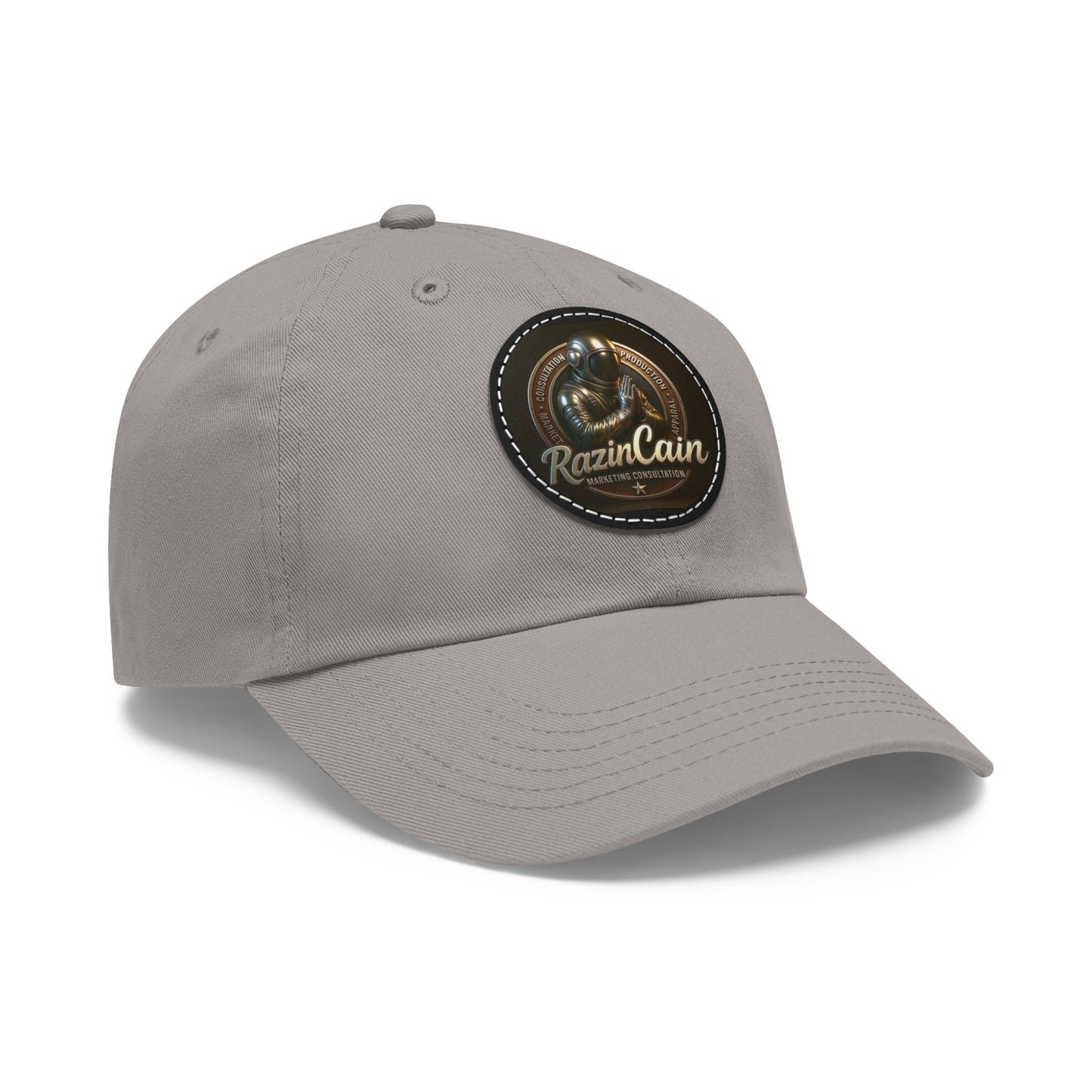 Stylish Dad Hat with Leather Patch | RazinCain | Casual Accessories for Everyday Wear