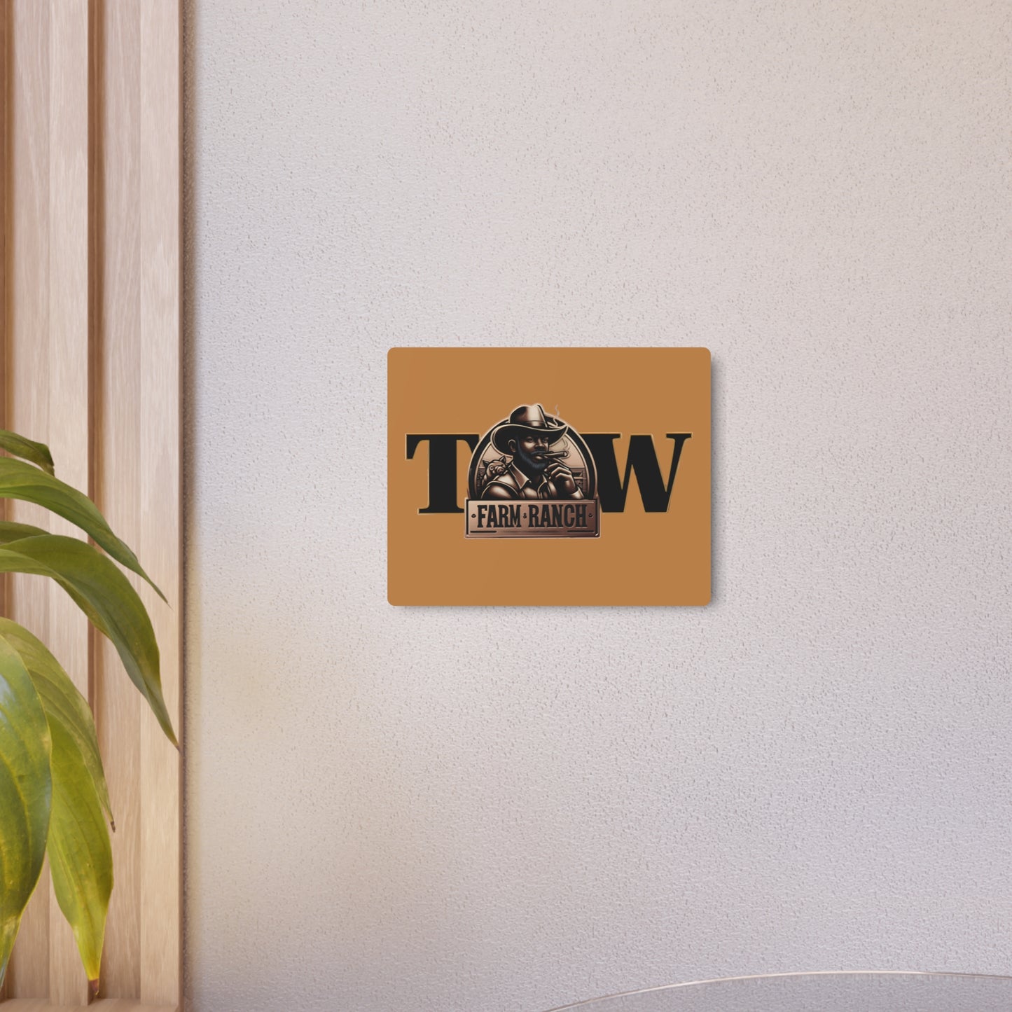 TW Farms Metal Sign