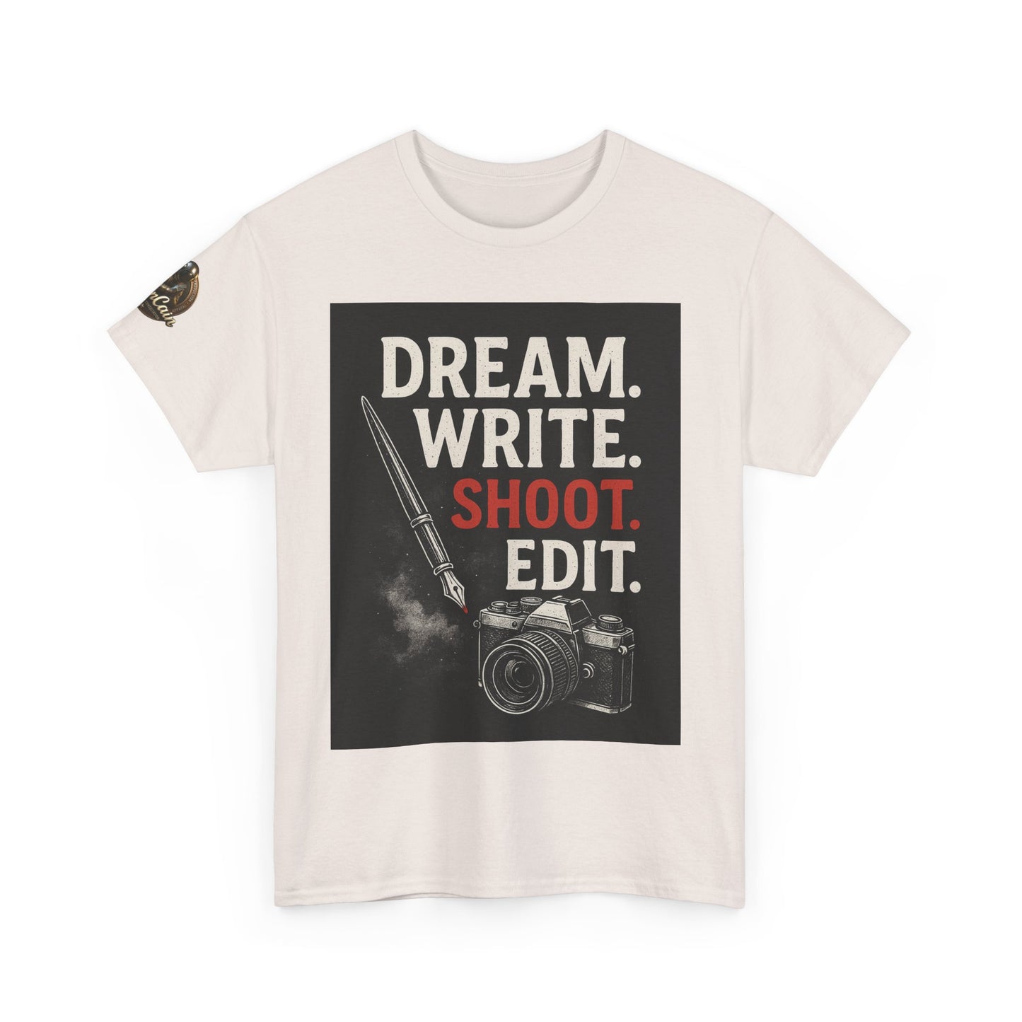 Copy of Creative Inspiration Unisex Heavy Cotton Tee - Dream. Write. Shoot. Edit.
