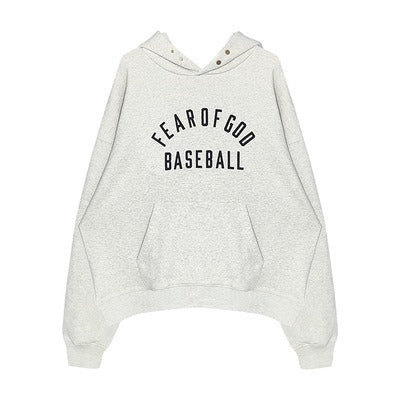 Winter Fashion Brand Sweater FOG Season 7 Main Line BASEBALL Letter Hoodie High Street Loose Men's and Women's Sweater