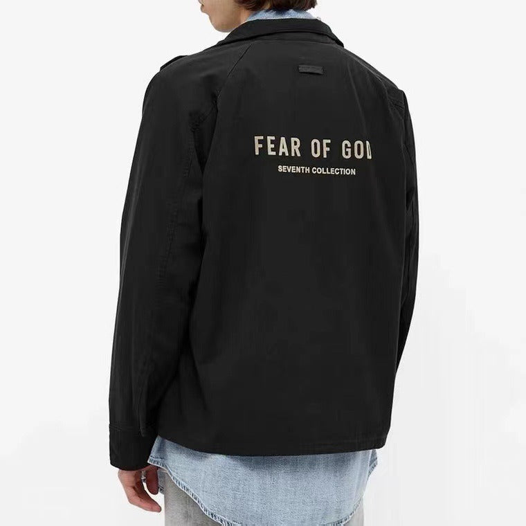 FEAR OF GOD FOG Season 7 Main Line Jacket Coat Zipper Men and Womens Spring and Autumn Versatile High Street Trend