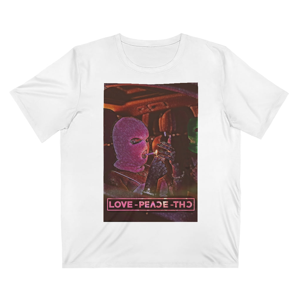 Queens Boutique Love Peace THC Cut & Sew T-Shirt
