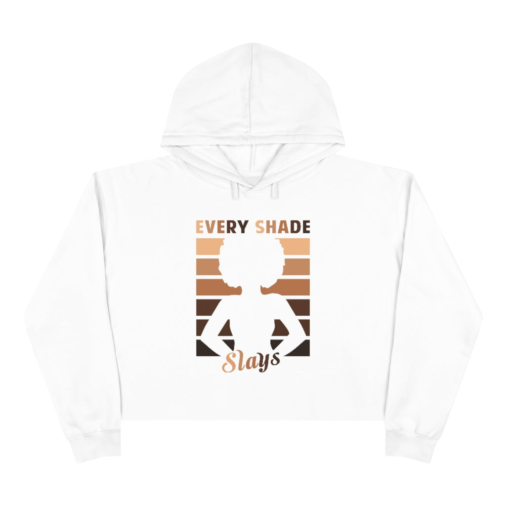 Every Shade Slays Crop Hoodie