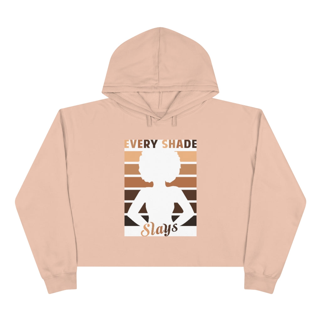 Every Shade Slays Crop Hoodie