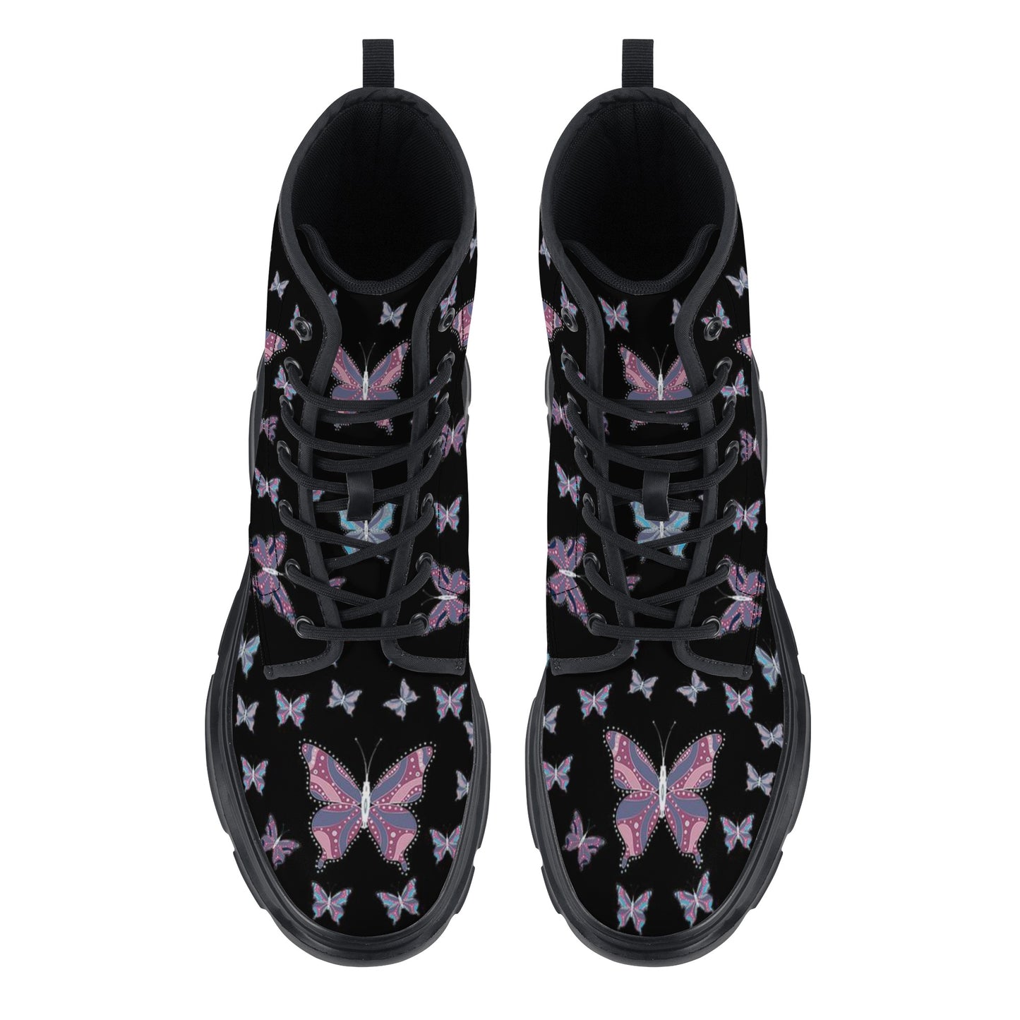 Women's Leather Chunky Boots