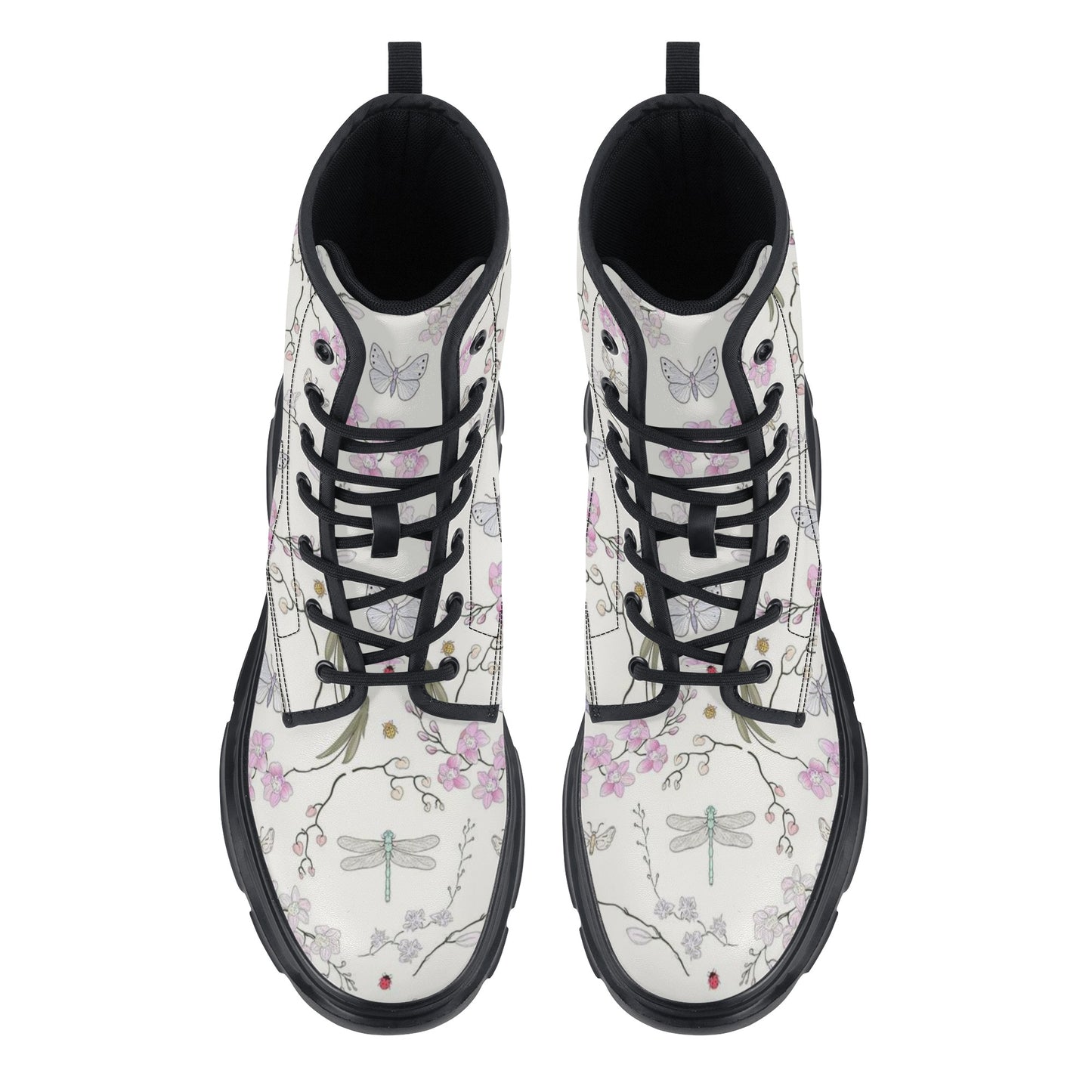 Women's Leather Chunky Boots
