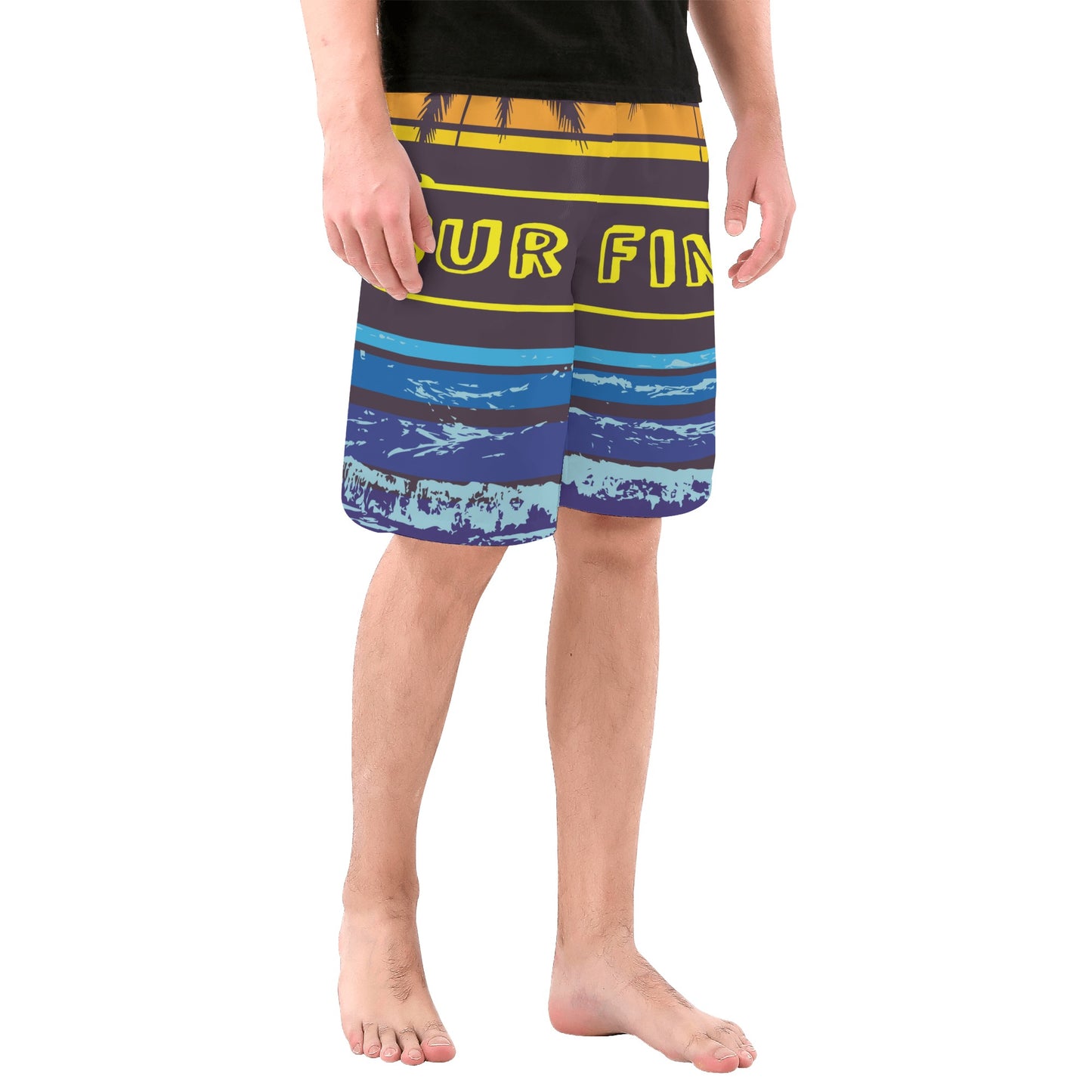 Men's All Over Print Board Shorts