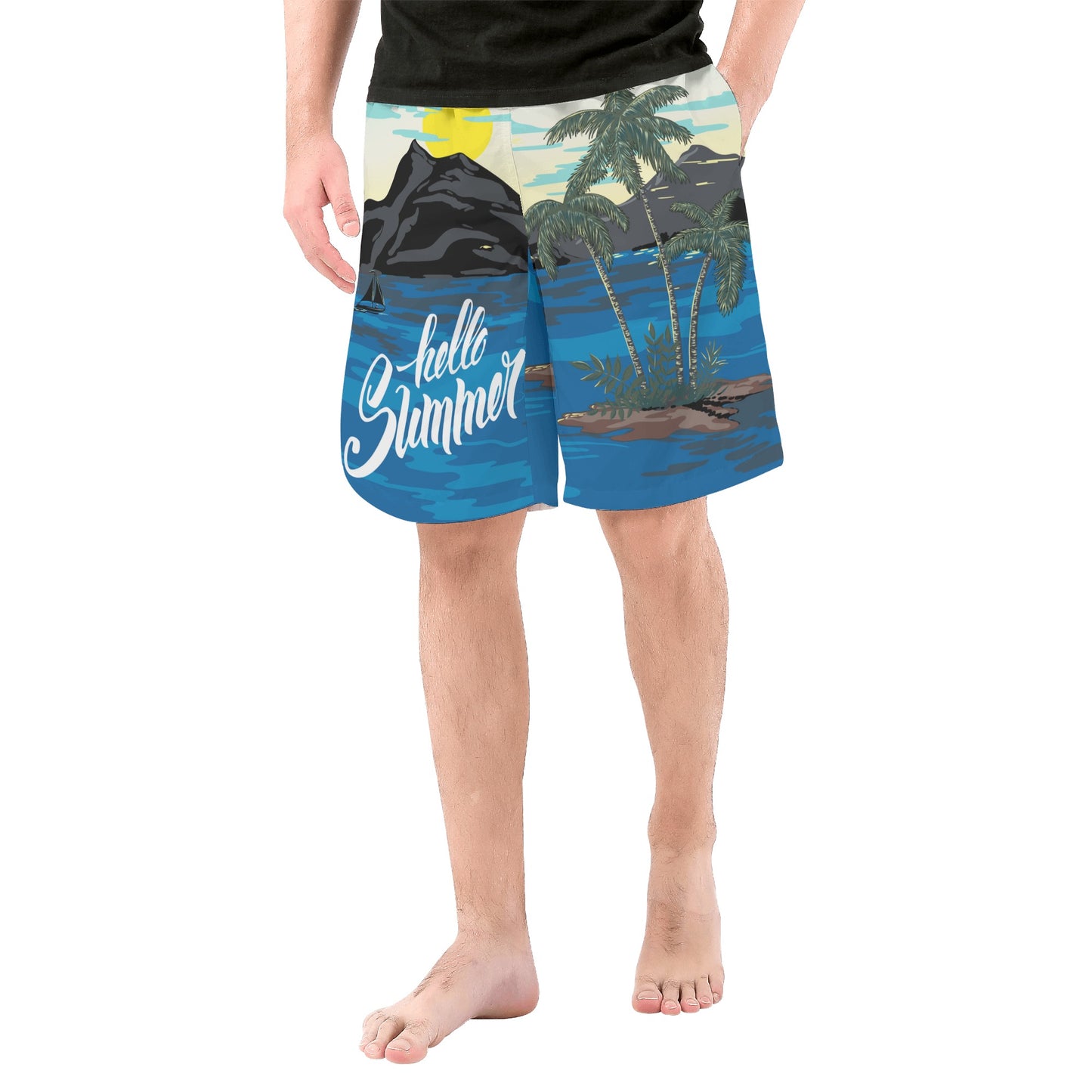 Men's All Over Print Board Shorts